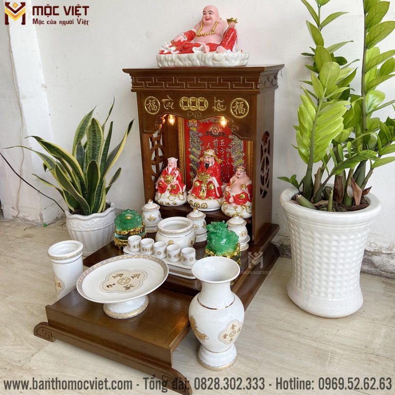 Với thiết kế hiện đại mang lại không gian thờ cúng trang nghiêm