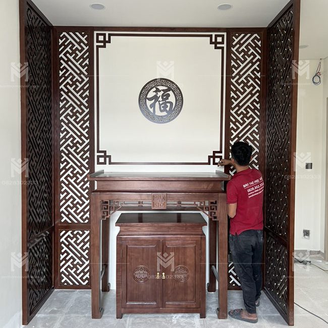 Kiểu giáng bàn thờ hiện đại sang trọng