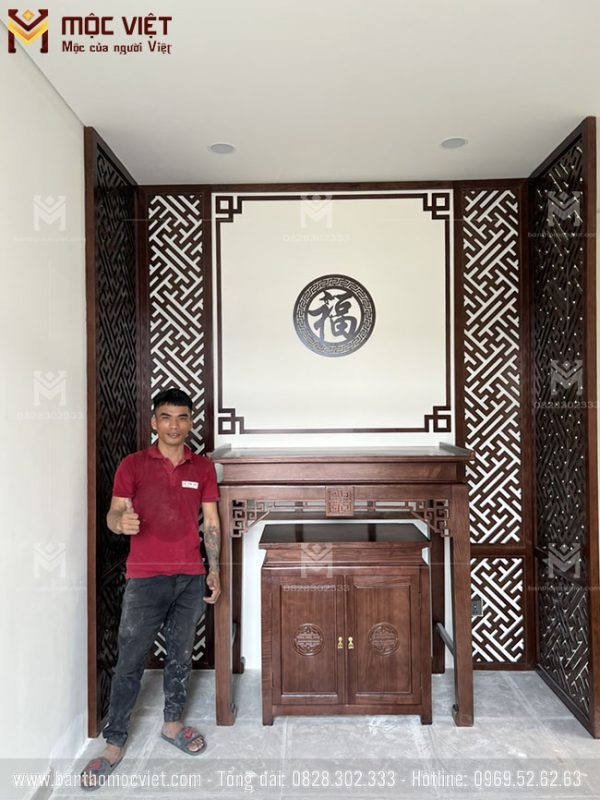 Thi công phòng thờ chuyên nghiệp kinh nghiệm hơn 15 năm