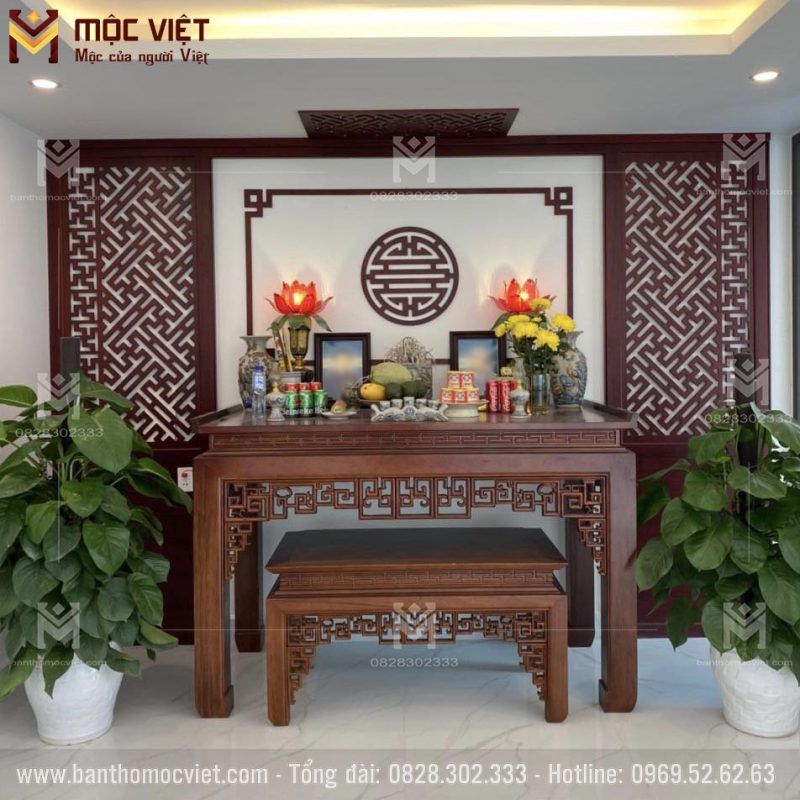 Phòng thờ gia tiên mẫu hiện đại năm 2023
