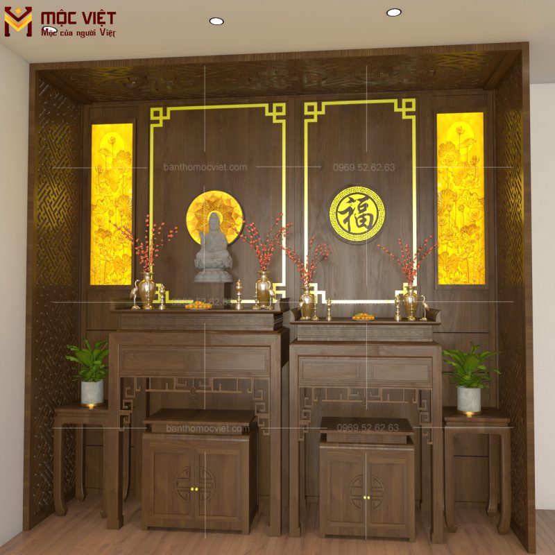 Không thờ trang nghiêm ấm cúng