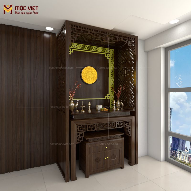 Thiết kế phòng thờ phù hợp với không gian căn hộ