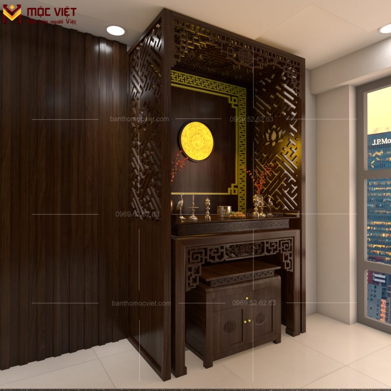 Kiểu giáng bàn thờ hiện đại chắc chắn