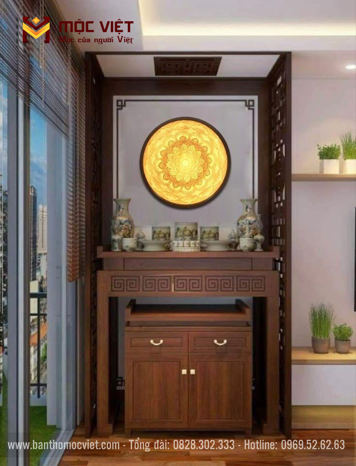 Mẫu bàn thờ chung cư đơn giản được ưa chuộng Mẫu bàn thờ chung cư đơn giản được ưa chuộng