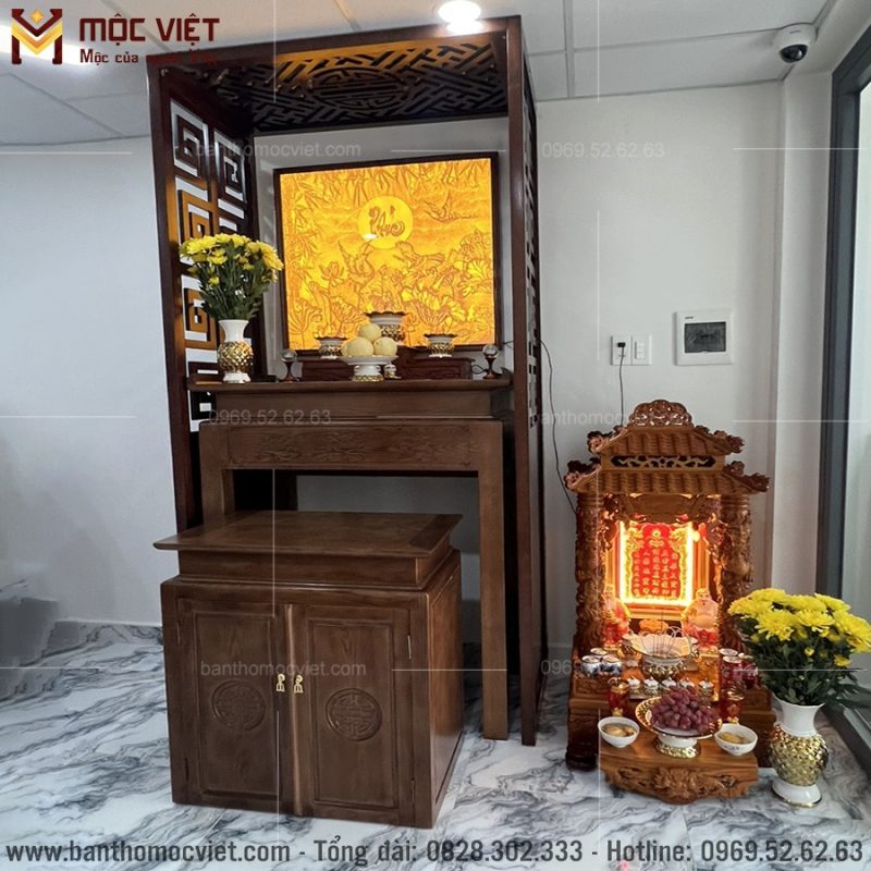 Kiểu giáng bàn thờ hiện đại, tiện lợi và dể dàng lau chùi