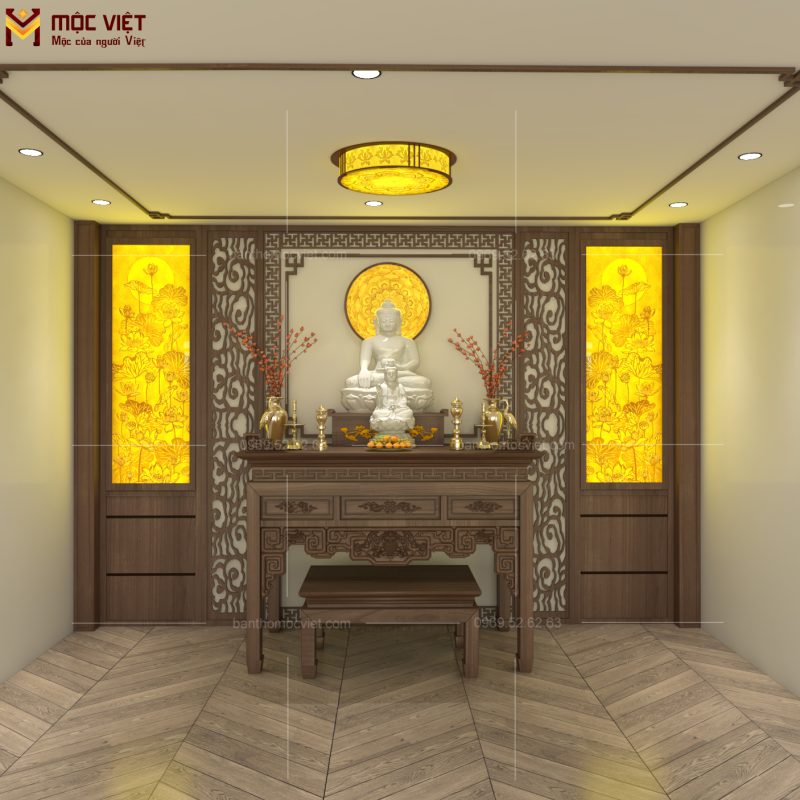 Mộc việt là đơn vị hàng đầu trong lĩnh vực thiết kế thi công nội thất phòng thờ