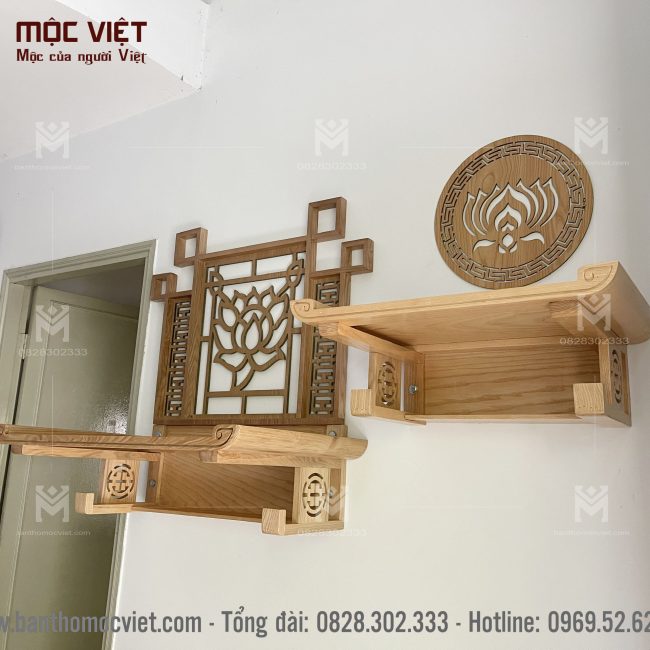 Nét đẹp tinh tế hiện đại mang lại không gian thờ cúng trang nghiêm