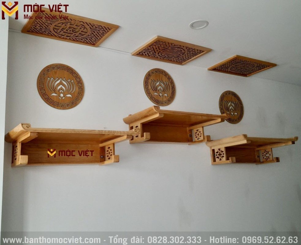 Thiết kế bàn thờ kiểu giáng hiện đại, đơn giản