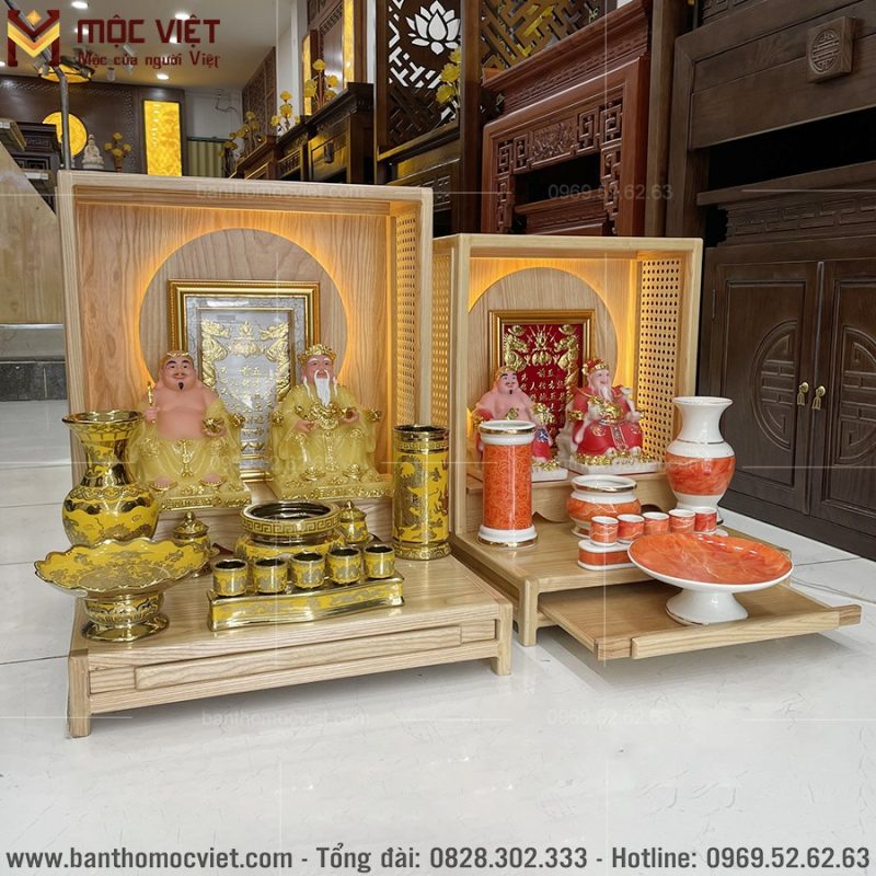 Có các kích thước lớn nhỏ khác nhau, phù hợp cho mọi không gian thờ