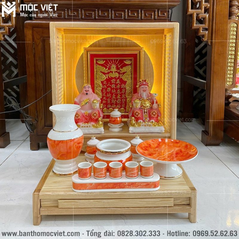 bàn thờ ông địa thần tài hiện đại được nhiều khách hàng lụa chọn