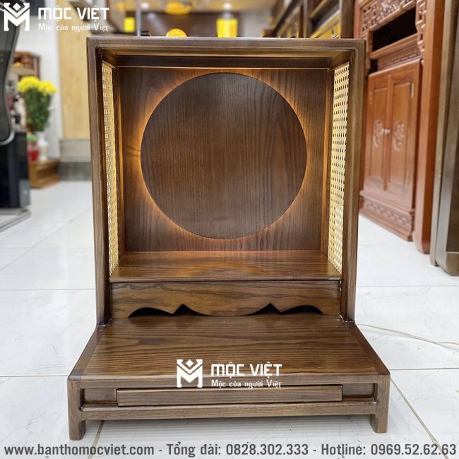 bàn thờ thần tài đẹp mẫu mới nhất năm nay