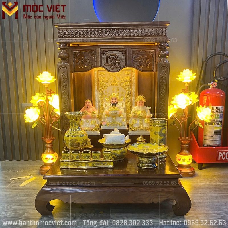 bàn thờ ấm cúng trang nghiêm