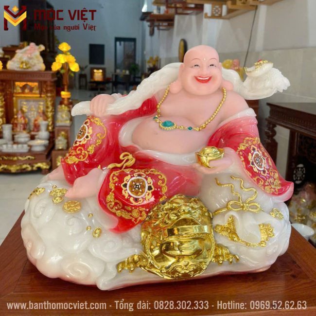 Mẫu tượng phật di lặc màu đỏ