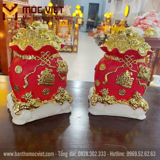 Túi tiền tài lộc mà đỏ