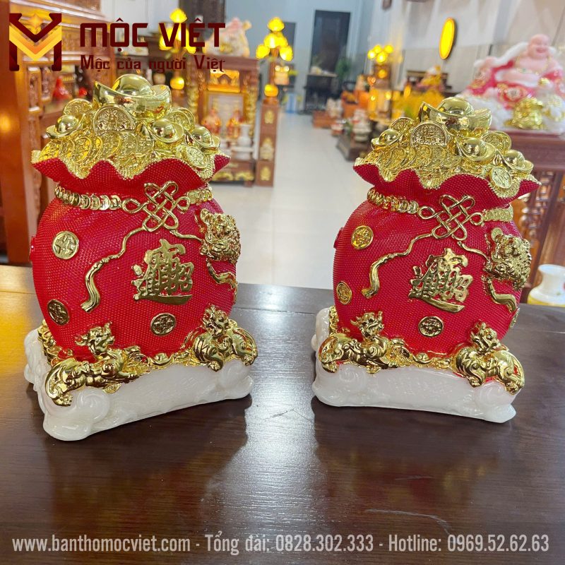 Túi tiền tài lộc mà đỏ