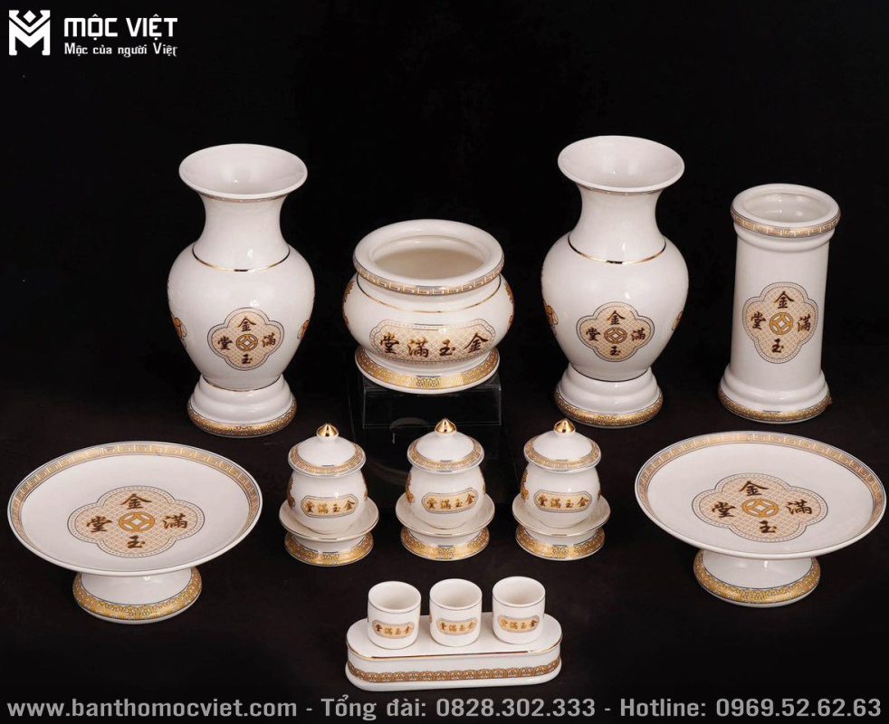 Bộ Bát Hương Kim Tiền