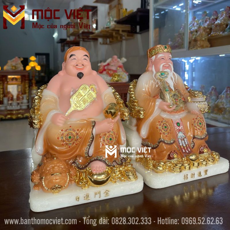 mẫu tượng đá cao cấp màu vàng gấm đẹp
